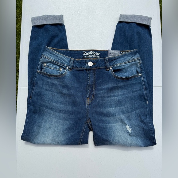 Resfeber Los Angeles Collection size 12 Skinny Boyfriend Women’s Jeans - Picture 1 of 10